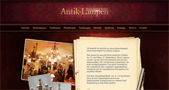 Desktop Screenshot of antik-lampen.de